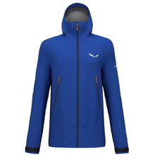 Salewa Hiking Winter Jacket Ortles GTX 3L (3-Layer GORE-TEX, waterproof and windproof) blue Men